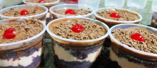 Bolo no Pote de Floresta Negra: perfeito!