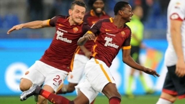 Umar Sadiq, attaccante nigeriano della Roma.