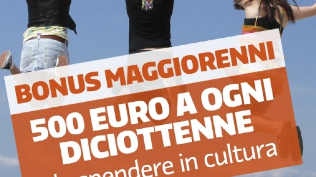 "Bonus Cultura" per chi compie diciotto anni entro il 2016