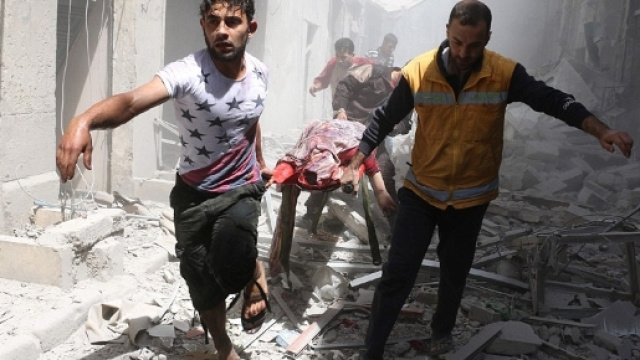 Aleppo airstrike hits seconds medial facility | Daily Mail Online - dailymail.co.uk