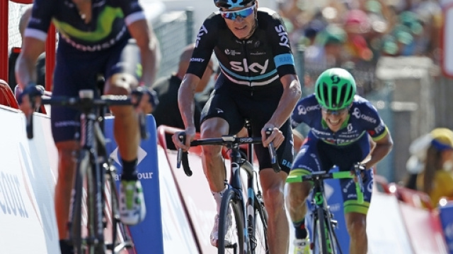 Chris Froome, una buona tappa a Mirador de Ezaro