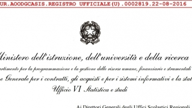 Nota Miur del 22 agosto per assegnazione automatizzata docenti senza incarico