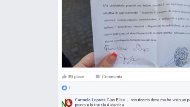 esempi e consigli di tracce sostegno primaria