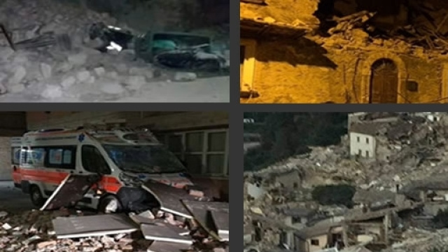 I disastri del terremoto di Accumoli