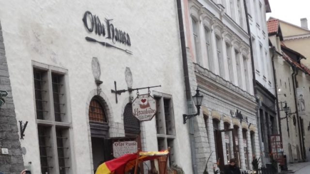 Uno scorcio del centro storico di Tallinn