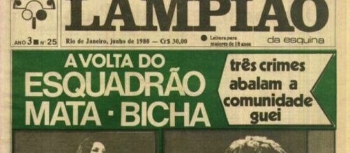 O jornal Lampi&atilde;o da Esquina, feito por ativistas homossexuais, dedicou-se a denunciar a viol&ecirc;ncia contra a comunidade LGBT.