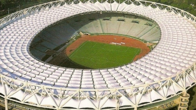 Lo Stadio "Olimpico" di Roma, teatro della sfida di sabato sera tra Lazio e Juventus