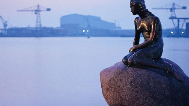 La sirenetta presente nella capitale danese.