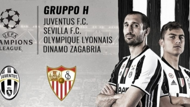 Girone H con Juventus, Siviglia, Lione e Dinamo Zagabria