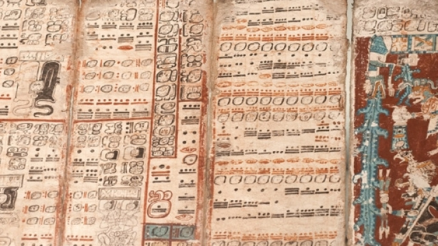 Il Codice di Dresda (Maya) che descrive le fasi di Venere e le eclissi lunari e solari.