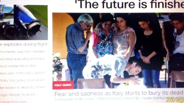 "Il futuro e finito" scrive CNN, citando i sopravvissuti delle Marche