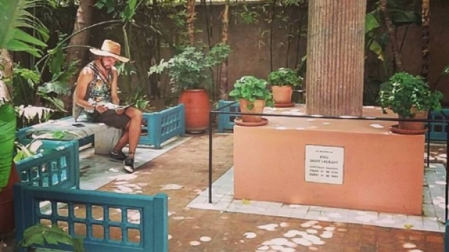 il Memorial di Yves Saint Laurent all'interno del giardini Majorelle.