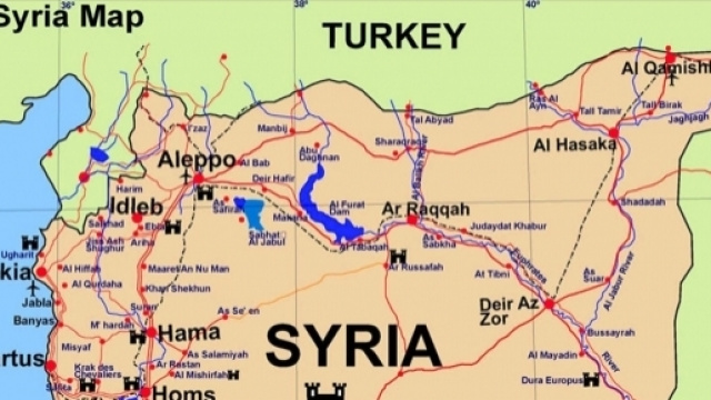 L'attuale mappa della Siria che in futuro potrebbe subire sostanziali modifiche