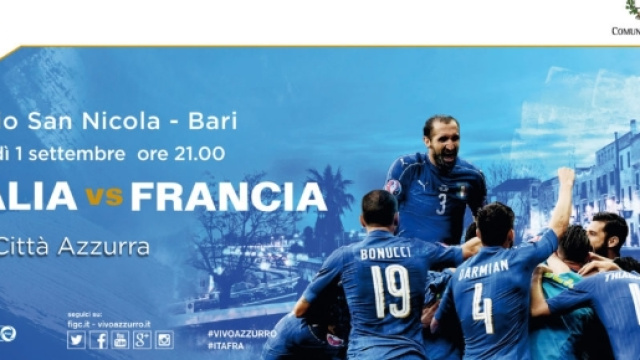 Amichevole Italia-Francia Bari: data, orario inizio, diretta tv e formazioni