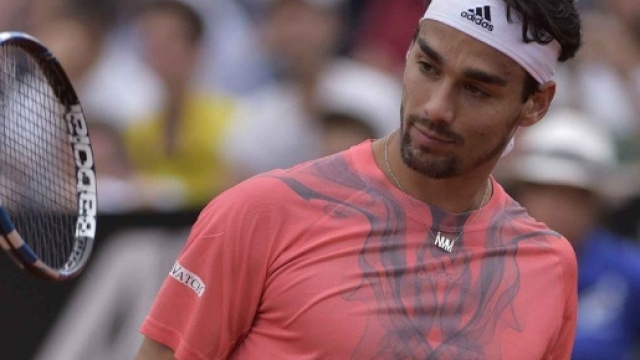 Fabio Fognini non completa la rimonta contro Andy Murray.