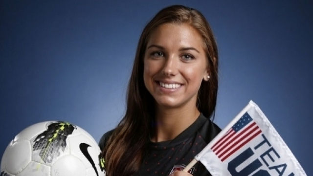 Alex Morgan, attaccante della Nazionale di calcio femminile degli Stati Uniti