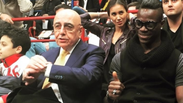 Adriano Galliani spesso coinvolto nelle critiche per i suoi rapporti con Raiola e Mario Balotelli, uno dei giocatori di Mino