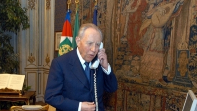 L'ex Presidente Carlo Azeglio Ciampi