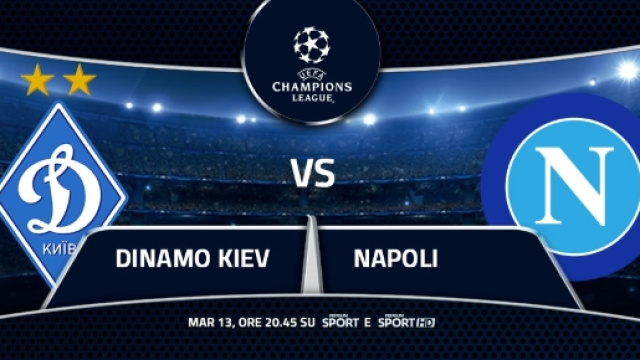 Diretta TV Dinamo Kiev-Napoli su Mediaset Premium e su Canale 5, marted&igrave; 13 settembre 2016