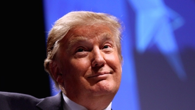Donald Trump in un comizio della campagna elettorale