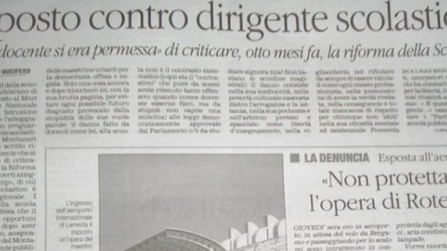 Ultime notizie scuola, luned&igrave; 12 settembre 2016: nota PSP contro dirigente scolastico
