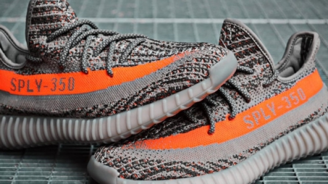 adidas Yeezy Boost 350 V2 Beluga Solar Red - Sneaker Bar Detroit - sneakerbardetroit.com