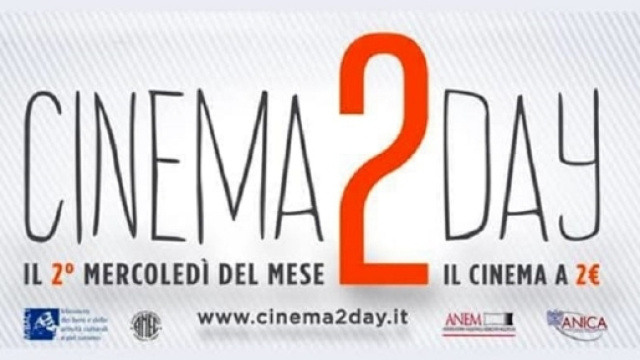Cinema2Day, al cinema con soli 2 euro