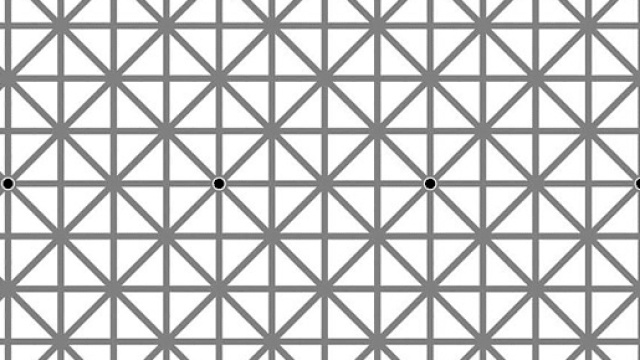 Douze points noirs sont r&eacute;partis sur cette image. Combien en percevez-vous ?