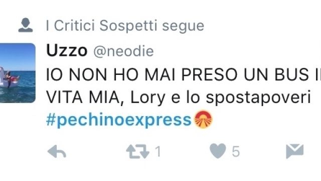 Lory Del Santo trascorre l'episodio a elencare le esperienze mancate
