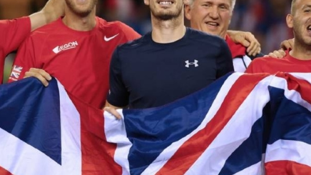 Andy Murray con la Gran Bretagna