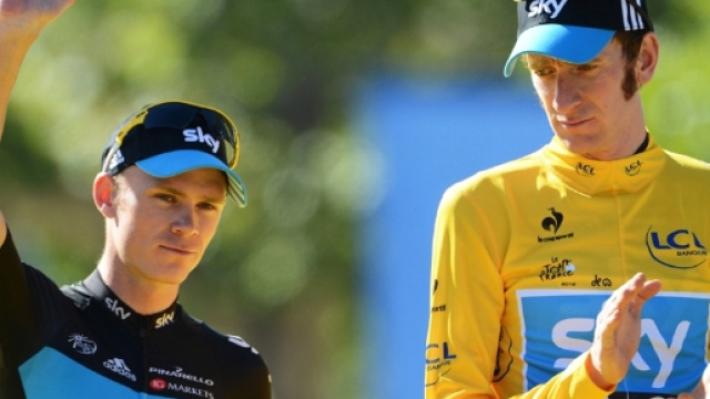 Froome e Wiggins sul podio del Tour 2012