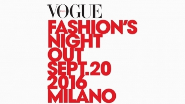 Vogue Fashions's Night Out 2016 a Milano