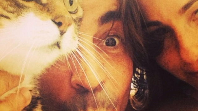 Marco e Stefania, con il loro amato Victor