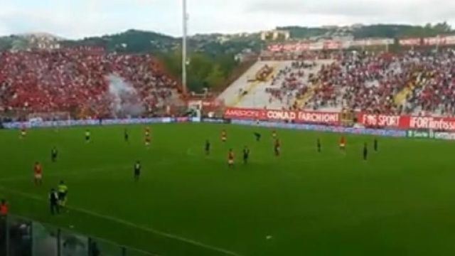 Perugia-Ternana erano sull'1-1 quando &egrave; arrivato il tragico episodio