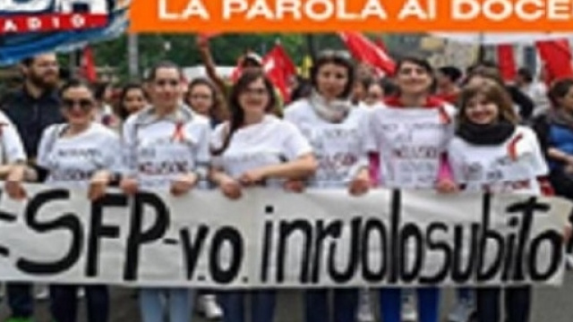 Docenti precari specializzati sul sostegno