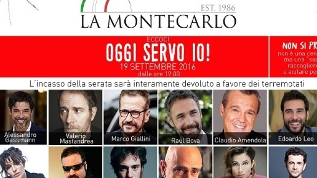Oggi servo io! Attori e registi camerieri per un giorno
