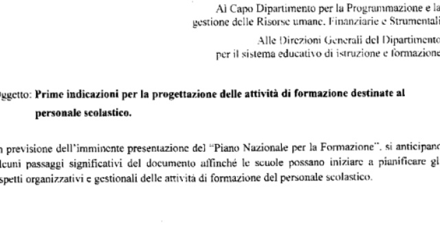 Scuola, formazione obbligatoria docenti: nota Miur, le indicazioni