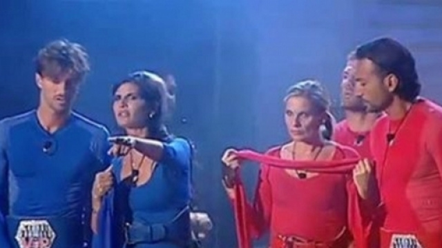 Da sinistra Andrea Damante, Pamela Prati, Laura Freddi e Costantino