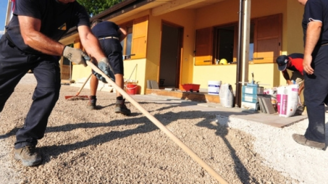 Casette in legno donate ai terremotati