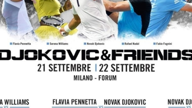 L'evento benefico organizzato da Djokovic.