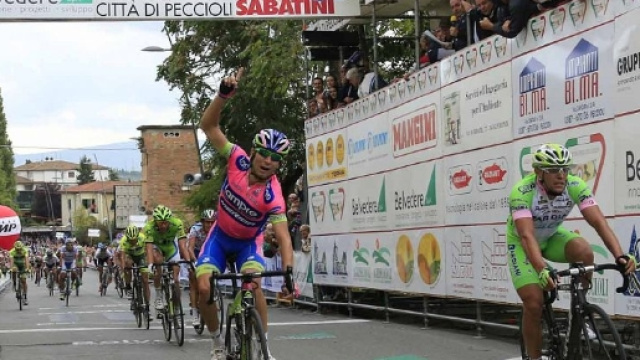 La vittoria di Diego Ulissi tre anni fa