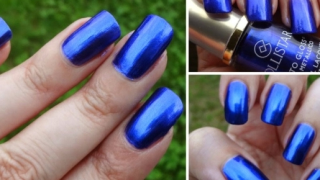 Novit&agrave; nail art: smalto blu e unghie, autunno 2016