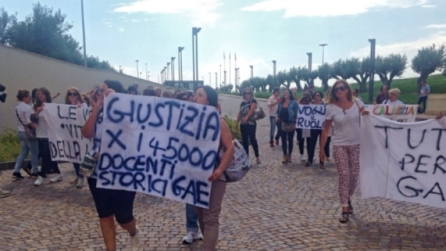 Ultime notizie scuola, mercoled&igrave; 21 settembre 2016: docenti GaE protestano - Foto 21righe.it