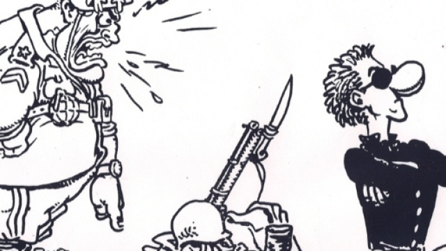 Una vignetta di Andrea Pazienza