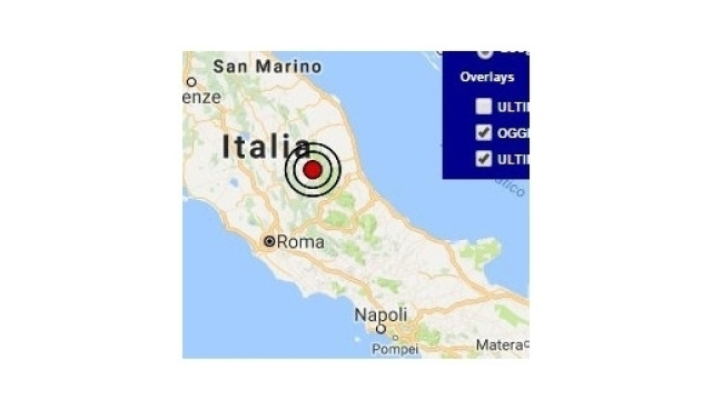 Scossa di terremoto in Calabria: 23 settembre 2016