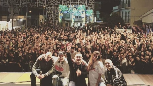 concerto di Rocco Hunt a Palinuro.