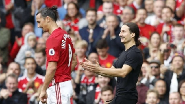 Zlatan Ibrahimovic, 35 anni e Marco Cagia, 25.