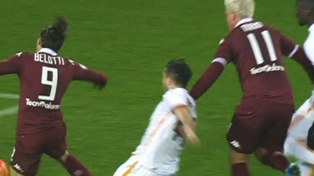 Azione dello scorso campionato tra Torino-Roma