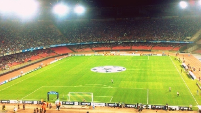 Champions League,diretta tv e streaming Napoli-Benfica: Stadio San Paolo