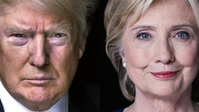 I candidati alla Casa Bianca, Donald Trump e Hillary Clinton